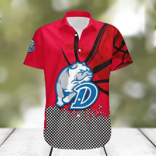 Drake Bulldogs Basketball Net Grunge Hawaiian Shirt, NCAA