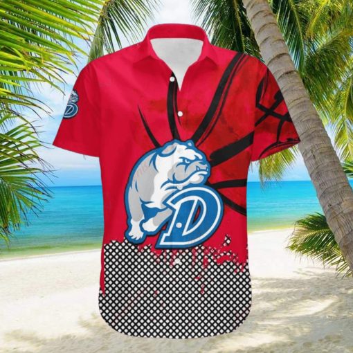 Drake Bulldogs Basketball Net Grunge Hawaiian Shirt, NCAA