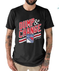 Dump And Change We Bleed Blue New York Rangers Shirt