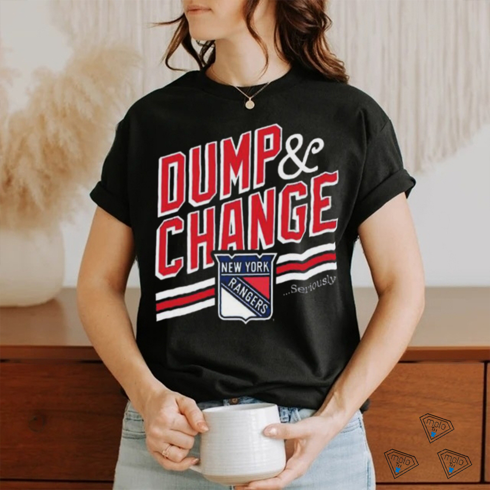 Dump And Change We Bleed Blue New York Rangers T Shirt Dump And Change We Bleed Blue New York Rangers T Shirt