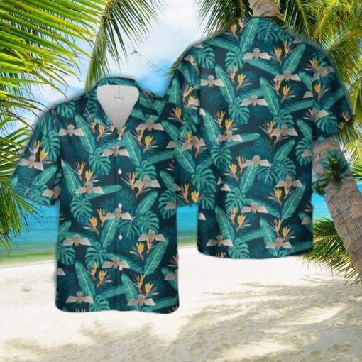 Dutch Army Jump Wings Hawaiian Shirt Summer Vacation Button Shirt