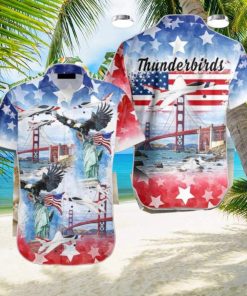 Eagle Thunderbirds USAF Air Independence Day Happy The 4th Of July Hawaiian Shirt Style Gift