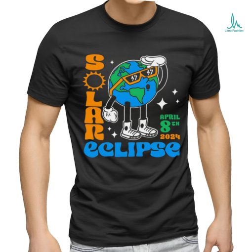 Earth Solar Eclipse April 8th 2024 shirt