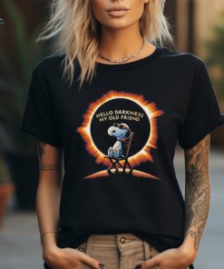 Eclipse 2024 Snoopy Hello Darkness My Old Friend Shirt