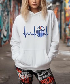 Edmonton Oilers Heartbeat T Shirt, Heartbeat Hockey 2024 Shirt