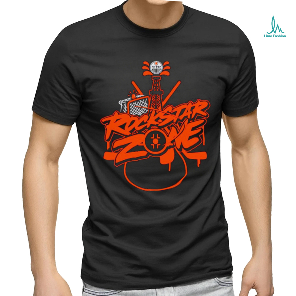 Edmonton Oilers Rockstar Zone NHL Hockey shirt Edmonton Oilers Rockstar Zone NHL Hockey shirt