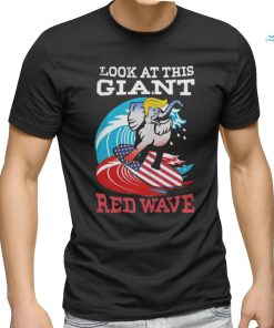 Elephant Trump Look At This Giant Red Wave 2024 Shirt