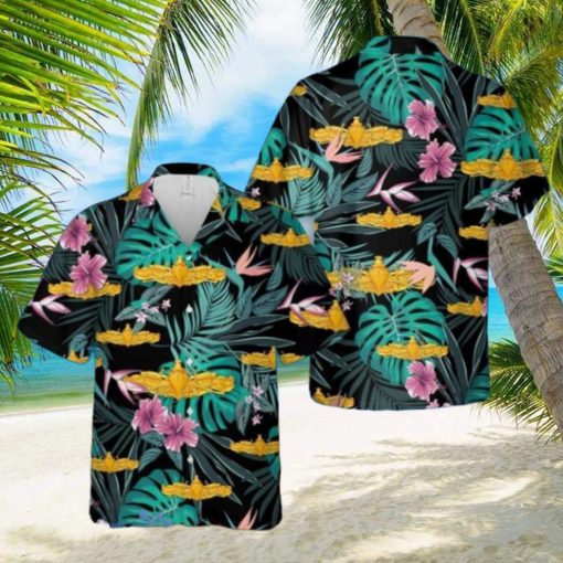 Enlisted surface warfare specialist Hawaiian Shirt Summer Vacation Button Shirt