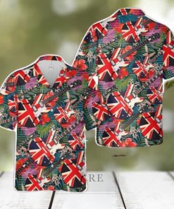 Epiphone ES 335 Union Jack Hawaiian Shirt Summer Holiday Gift