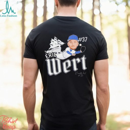 Eric Wert Seton Hall Pirates baseball signature shirt