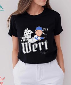 Eric Wert Seton Hall Pirates baseball signature shirt