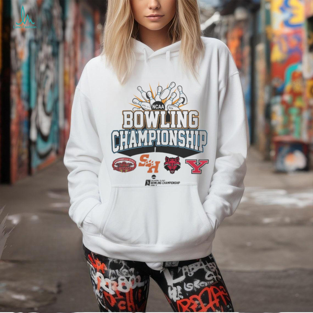 Event 1 Team Store 2024 National Collegiate Women's Bowling Championship 4 Team Logo Tee shirt Event 1 Team Store 2024 National Collegiate Women's Bowling Championship 4 Team Logo Tee shirt