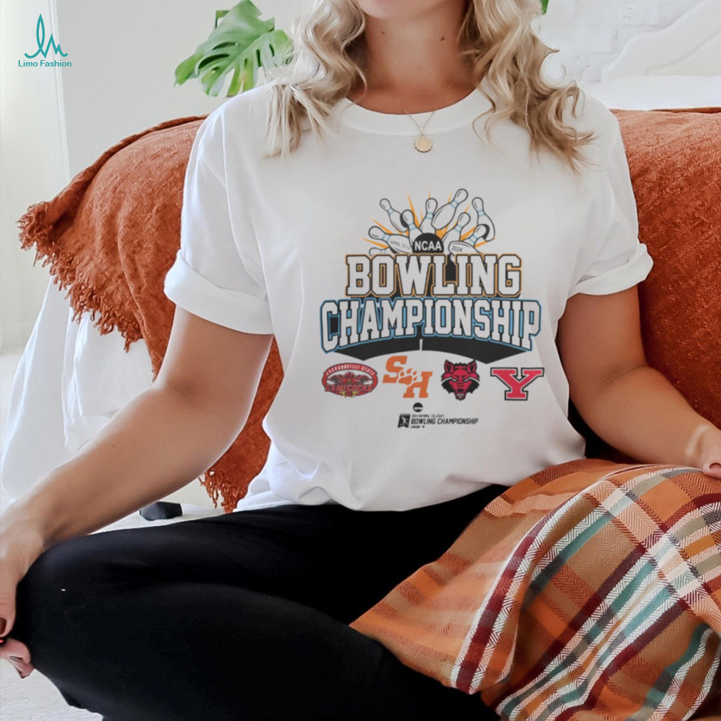 Event 1 Team Store 2024 National Collegiate Women's Bowling Championship 4 Team Logo Tee shirt Event 1 Team Store 2024 National Collegiate Women's Bowling Championship 4 Team Logo Tee shirt