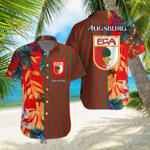 FC Augsburg Hawaiian Shirt & Short Aloha Beach Summer For Men Women