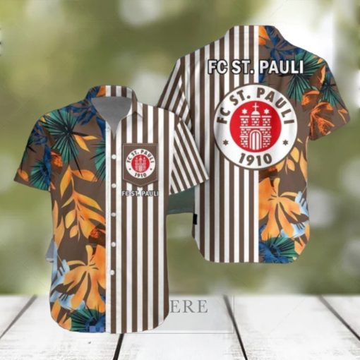 FC St. Pauli Hawaiian Shirt & Short Aloha Beach Summer For Men Women