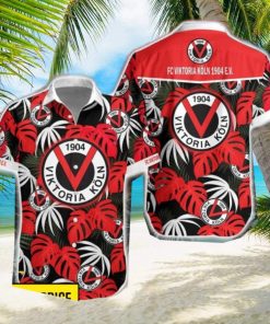 FC Viktoria Koln 1904 e.V Leaf Tropical Pattern Hawaiian Shirt For Men Women