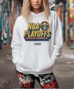 Fanatics Branded Heather Gray Denver Nuggets 2024 NBA Playoffs Defensive Stance T Shirt