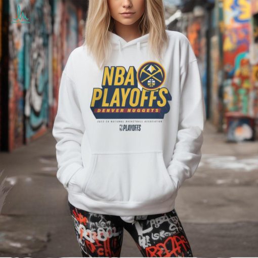 Fanatics Branded Heather Gray Denver Nuggets 2024 NBA Playoffs Defensive Stance T Shirt