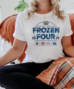 Fanatics Branded White 2024 NCAA Men’s Ice Hockey Frozen Four Blind Pass T Shirt
