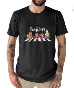 Final Fantasy Vii Characters Cross The Street T shirt