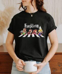 Final Fantasy Vii Characters Cross The Street T shirt