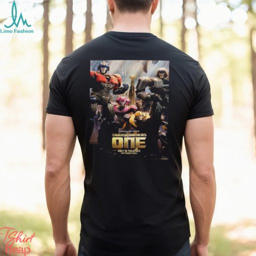 First Poster For TRANSFORMERS ONE Has Been Released Releasing In Theaters On September 20 Classic T Shirt