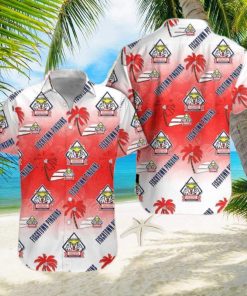 Fischtown Pinguins Red White Gradient Hawaiian Shirt Style Gift