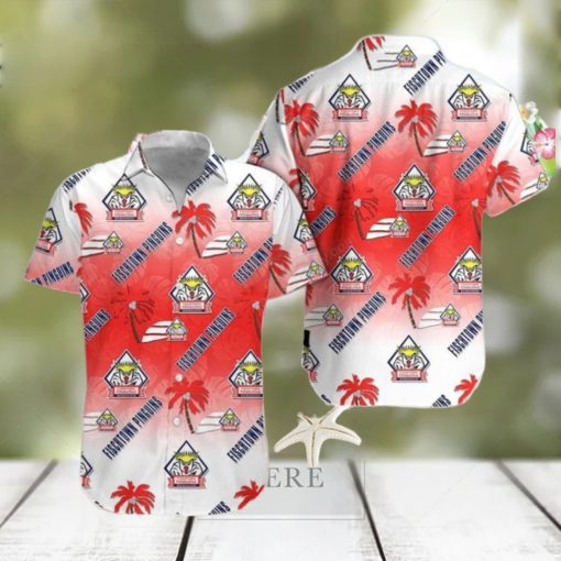 Fischtown Pinguins Red White Gradient Hawaiian Shirt Style Gift