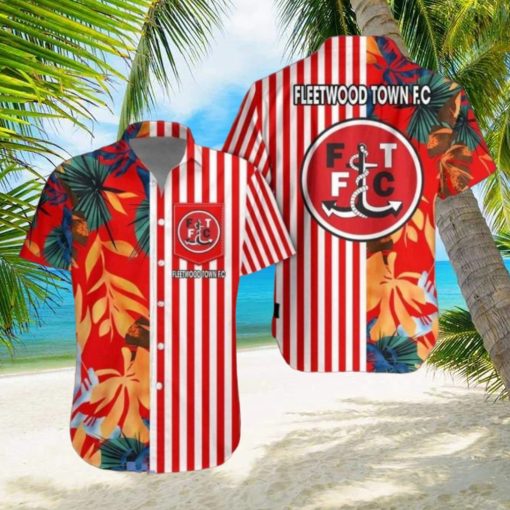 Fleetwood Town F.C Hawaiian Shirt & Short Aloha Beach Summer For Men Women