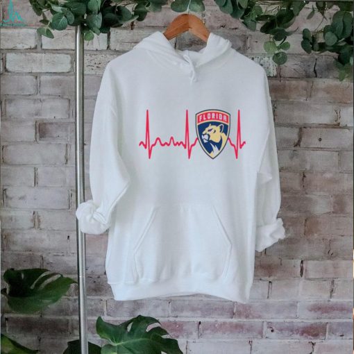 Florida Panthers Heartbeat T Shirt, Heartbeat Hockey 2024 Shirt