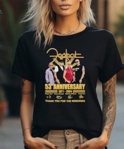Foghat 53rd Anniversary 1971 2024 Thank You For The Memories T Shirt