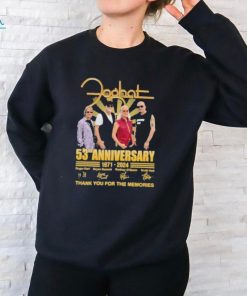Foghat 53rd Anniversary 1971 2024 Thank You For The Memories T Shirt