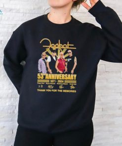 Foghat 53rd Anniversary 1971 2024 Thank You For The Memories T Shirt