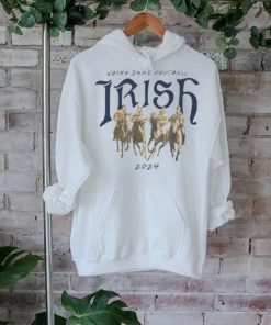 [Front + Back] Notre Dame Football Irish 2024 The Tradition Continues Ladies Boyfriend Shirt
