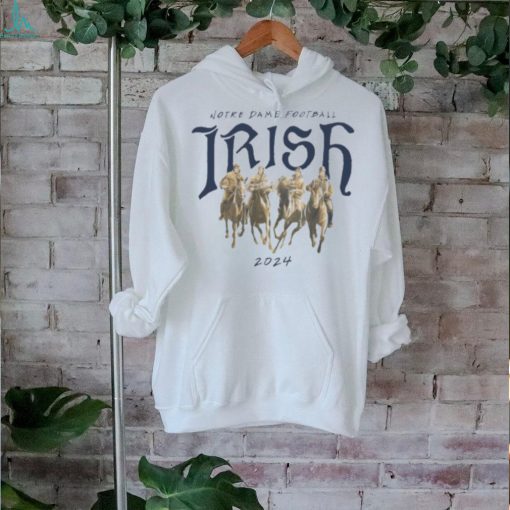 [Front + Back] Notre Dame Football Irish 2024 The Tradition Continues Ladies Boyfriend Shirt