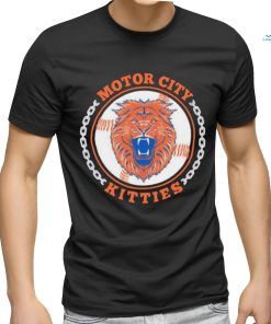 Funny Detroit Tigers Motor City Kitties logo shirt