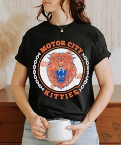 Funny Detroit Tigers Motor City Kitties logo shirt