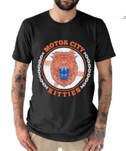 Funny Detroit Tigers Motor City Kitties logo shirt