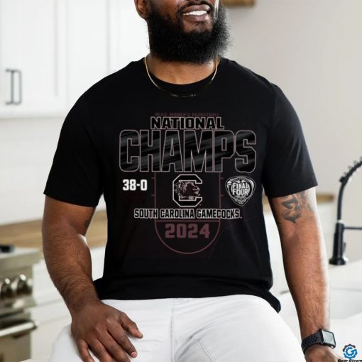 GARNET 2024 WOMEN’S BASKETBALL NATIONAL CHAMPS 38 0 TEE shirt