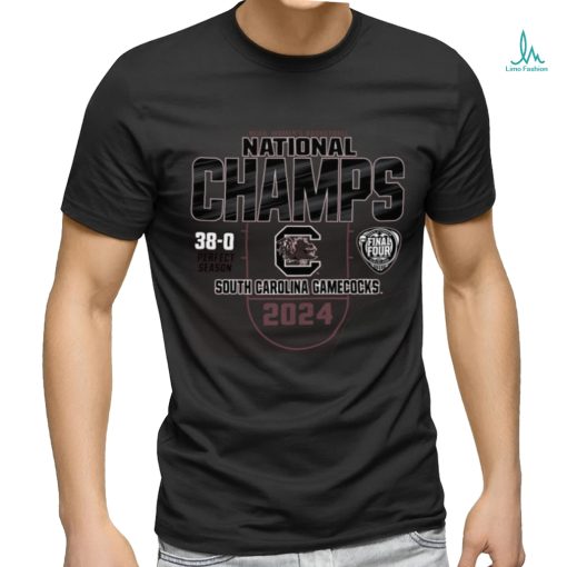 GARNET 2024 WOMEN’S BASKETBALL NATIONAL CHAMPS 38 0 TEE shirt