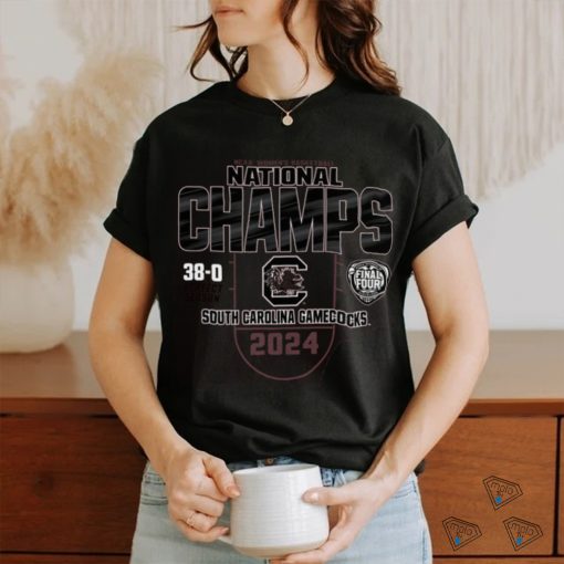 GARNET 2024 WOMEN’S BASKETBALL NATIONAL CHAMPS 38 0 TEE shirt