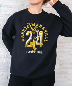 Gabbie Marshall 24 Iowa Basketball Graphic T Shirt
