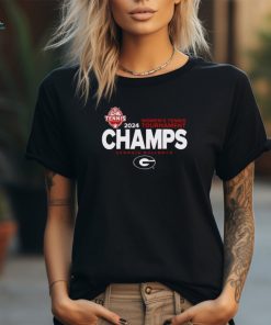 Georgia Bulldogs 2024 SEC Women’s Tennis Champions Locker Room T Shirt