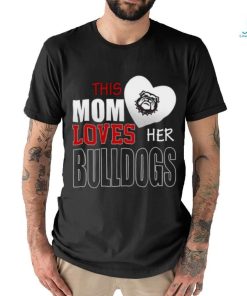 Georgia Bulldogs Mom Loves Mothers Day T shirt