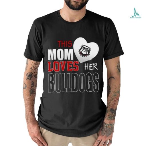 Georgia Bulldogs Mom Loves Mothers Day T shirt