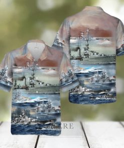 German Navy Ships In WW2 Hawaiian Shirt