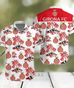 Girona FC Laliga Red Coconut Hawaiian Shirt Impressive Gift