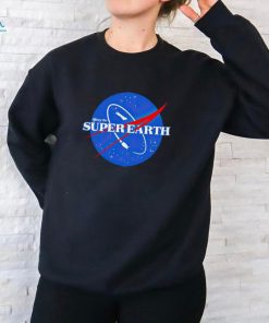 Glory for Super Earth style Nasa logo shirt