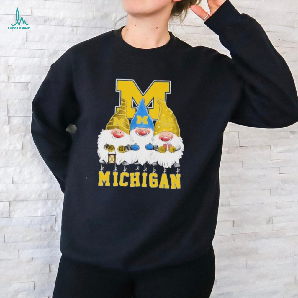 Gnomes Michigan Wolverines Christmas shirt Gnomes Michigan Wolverines Christmas shirt