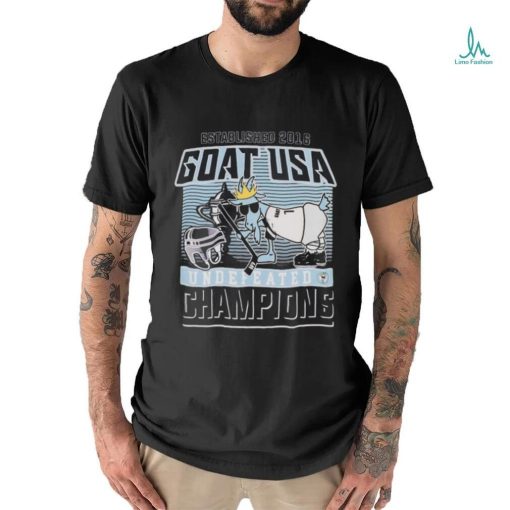 Goat Usa Undefeated Hockey Champions T shirt